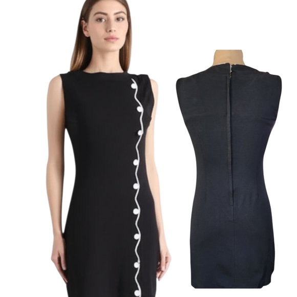 REVIVAL Cheongsam Style Mini Dress - Size 4 - Picture 1 of 15